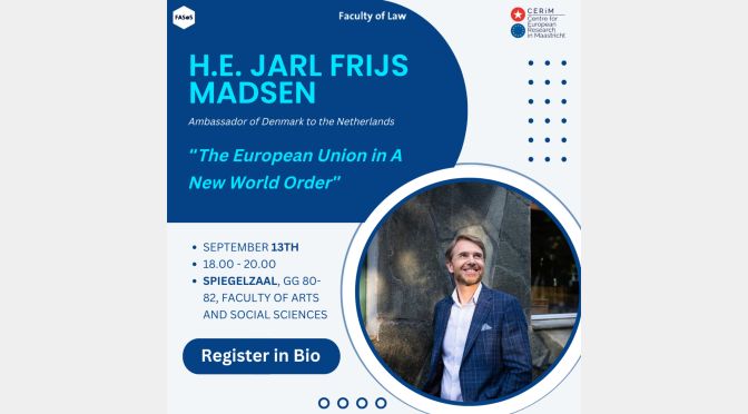 Jean Monnet lecture with Jarl Frijs-Madsen